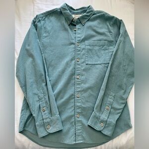 Madewell Men’s Perfect Fit Corduroy Shirt-Jacket - Sage Green